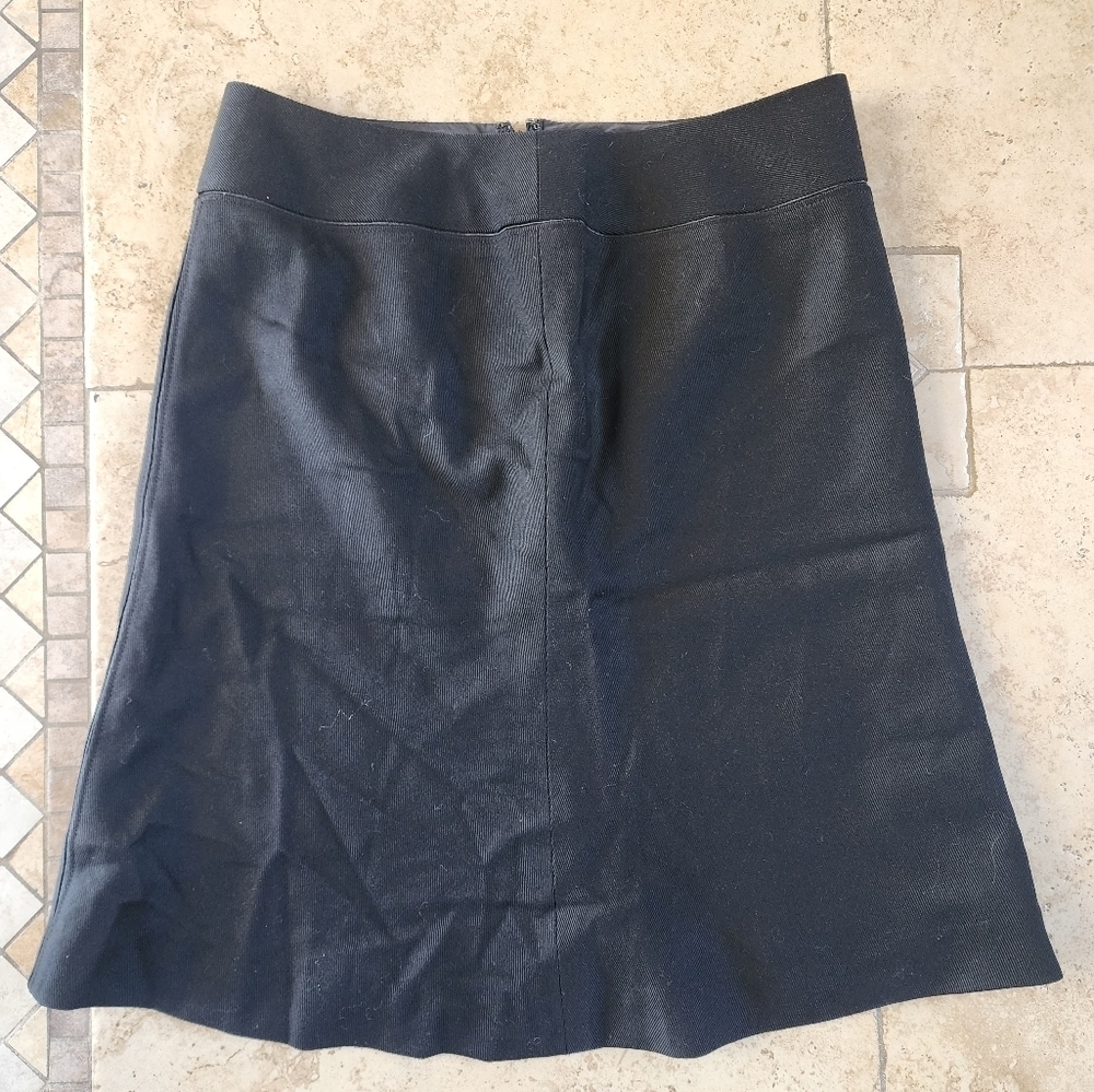 Ann Taylor Classic Black A-Line Skirt